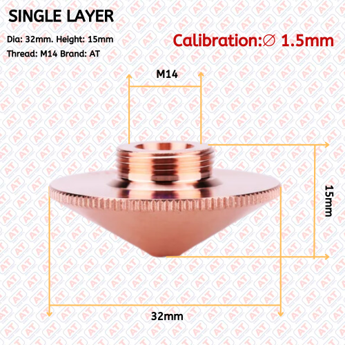 AT Single Layer Nozzles | D32H15M14
