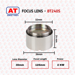 Raytools Cutting Head BT-240S Focus Lens Assembly