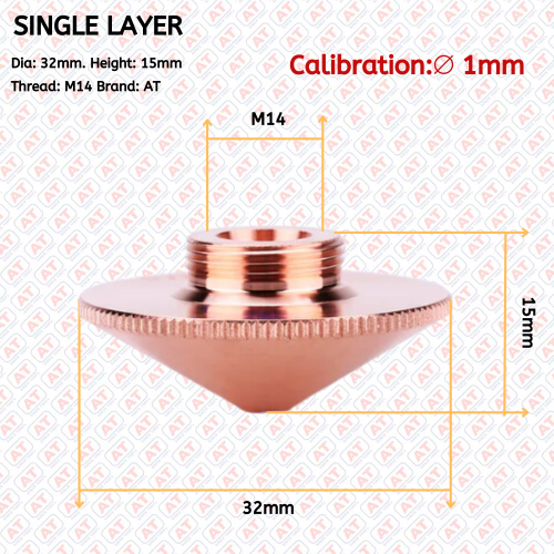 AT Single Layer Nozzles | D32H15M14