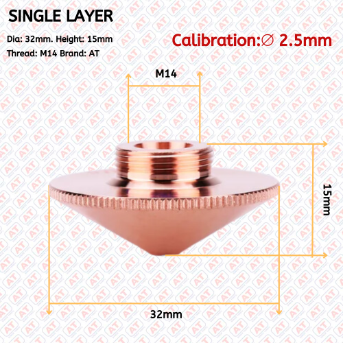 AT Single Layer Nozzles | D32H15M14