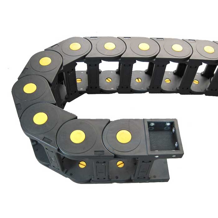 Drag Chain 35x75 Bridged Plastic - Bridged Series , Drag Chain Cable Covers , CNC Machine Parts | Neutral | Abdul Traders