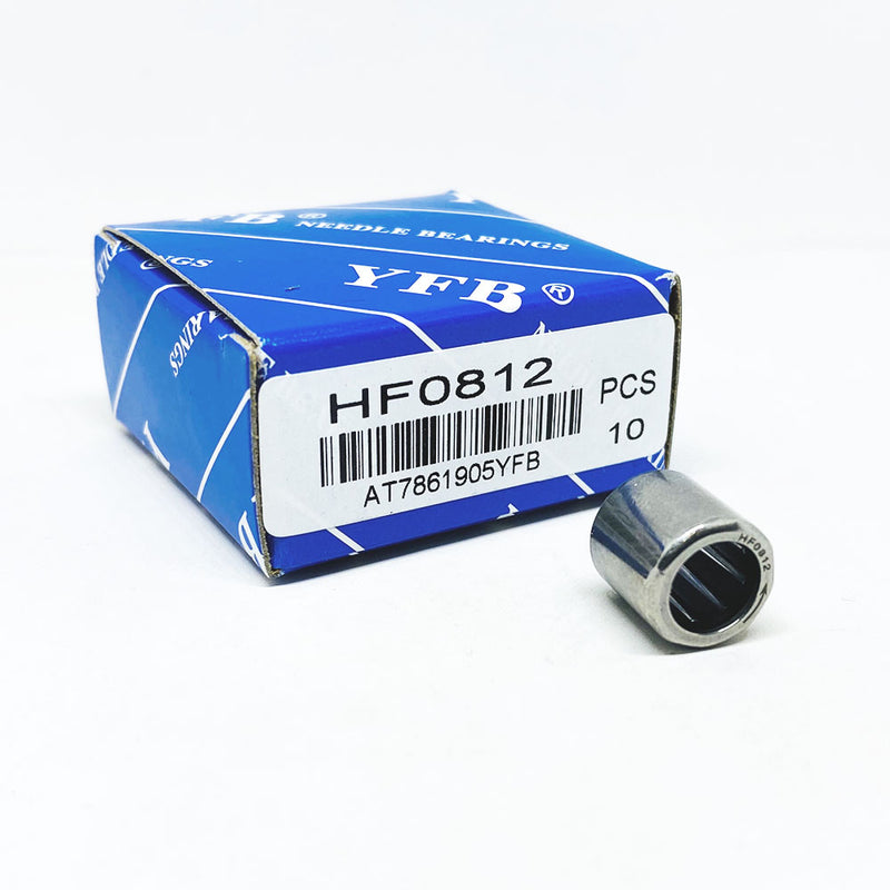 HF 0812 (FCL-8) - HF Series , Drawn Cup Roller Clutch , Oneway Lock Bearings | YFB | Abdul Traders