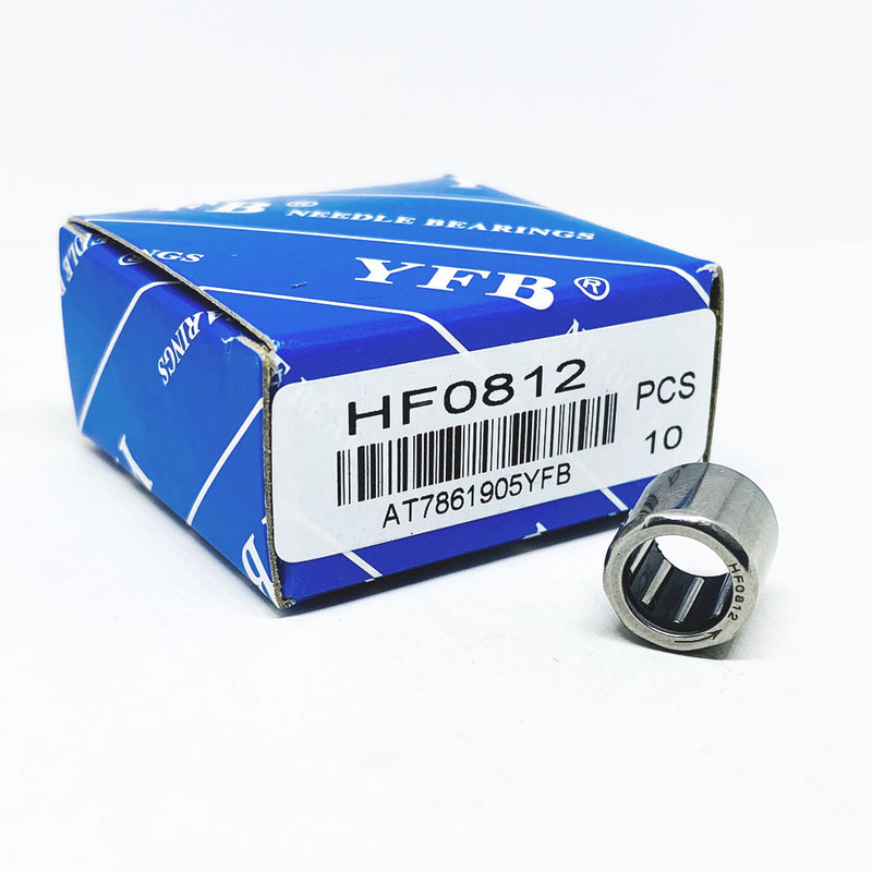 HF 0812 (FCL-8) - HF Series , Drawn Cup Roller Clutch , Oneway Lock Bearings | YFB | Abdul Traders