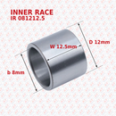 IR 081212.5 - Inner Race, b 8mm, D 12mm, W 12.5mm