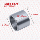 IR 172016.5 - Inner Race, b 17mm, D 20mm, W 16.5mm