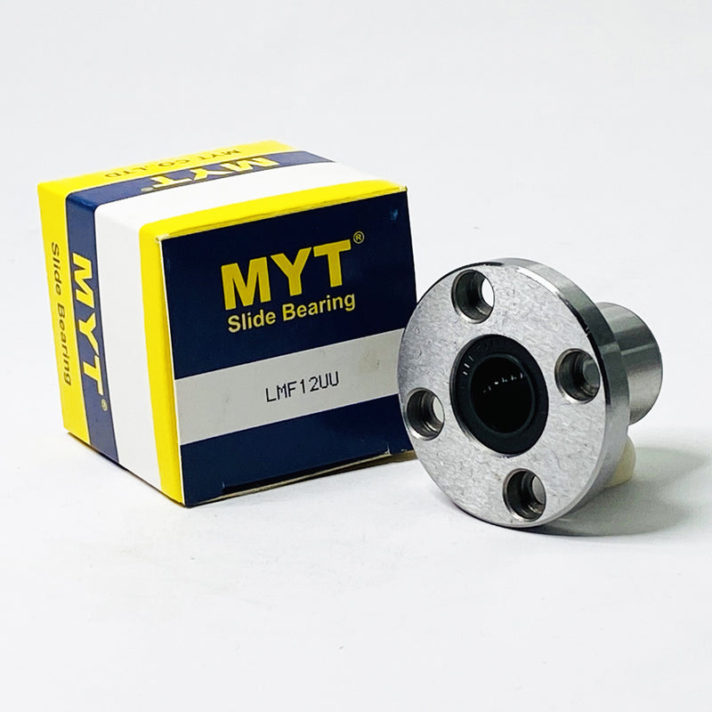 LMF 12UU - LMF-LMFL Series , Round Flange Bearings , Linear Motion Bearings | MYT | Abdul Traders