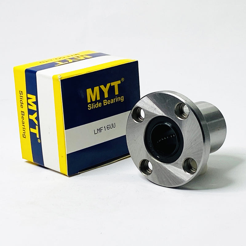 LMF 16UU - LMF-LMFL Series , Round Flange Bearings , Linear Motion Bearings | MYT | Abdul Traders