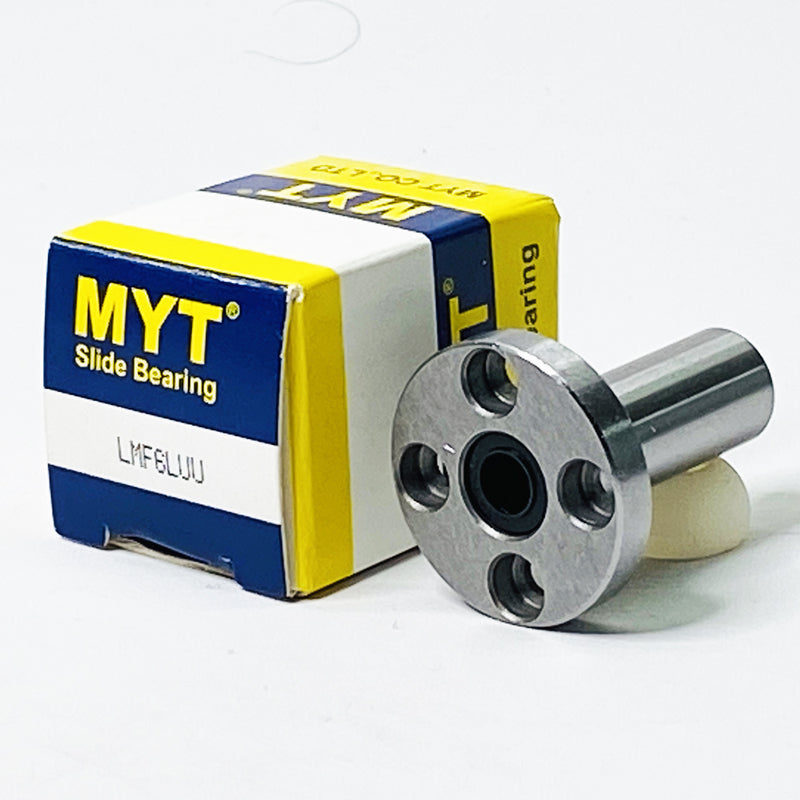 LMF 06LUU - LMF-LMFL Series , Round Flange Bearings , Linear Motion Bearings | MYT | Abdul Traders