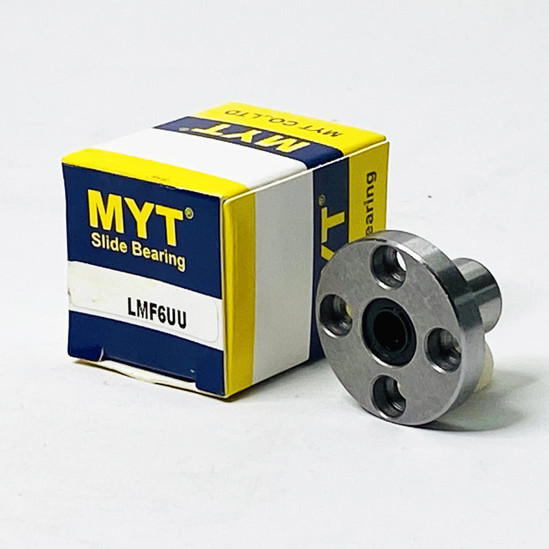 LMF 06UU - LMF-LMFL Series , Round Flange Bearings , Linear Motion Bearings | MYT | Abdul Traders