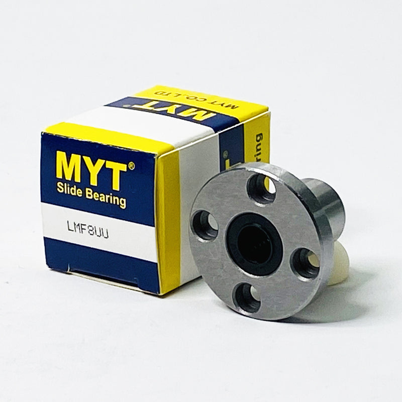 LMF 08UU - LMF-LMFL Series , Round Flange Bearings , Linear Motion Bearings | MYT | Abdul Traders