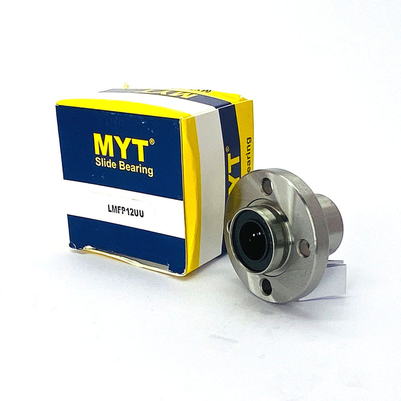 LMFP 12UU - LMFP Series , Round Flange Bearings , Linear Motion Bearings | MYT | Abdul Traders