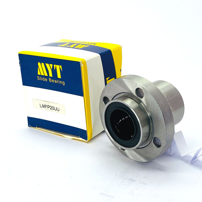 LMFP 20UU - LMFP Series , Round Flange Bearings , Linear Motion Bearings | MYT | Abdul Traders