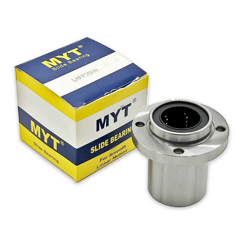 LMFP 25UU - LMFP Series , Round Flange Bearings , Linear Motion Bearings | MYT | Abdul Traders