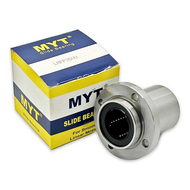 LMFP 25UU - LMFP Series , Round Flange Bearings , Linear Motion Bearings | MYT | Abdul Traders