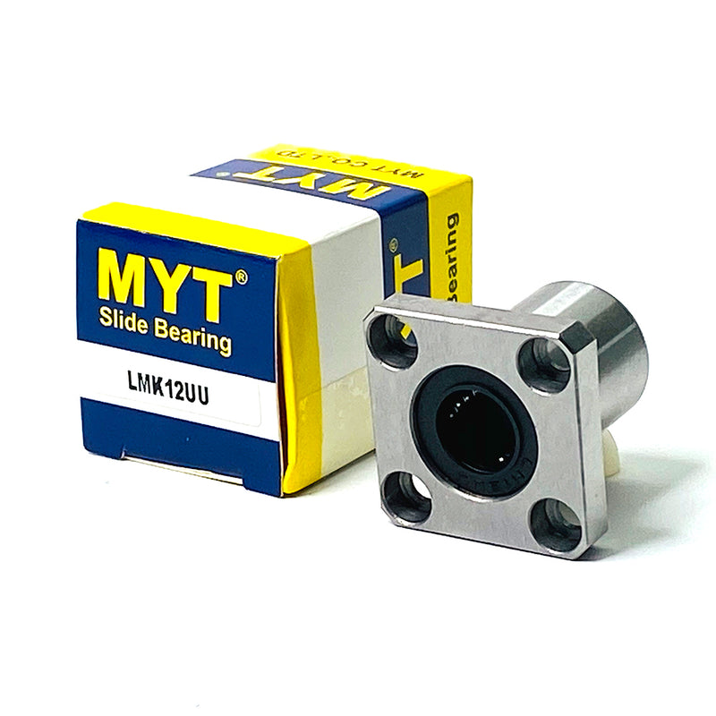 LMK 12UU - LMK-LMKL Series , Square Flange Bearings , Linear Motion Bearings | MYT | Abdul Traders