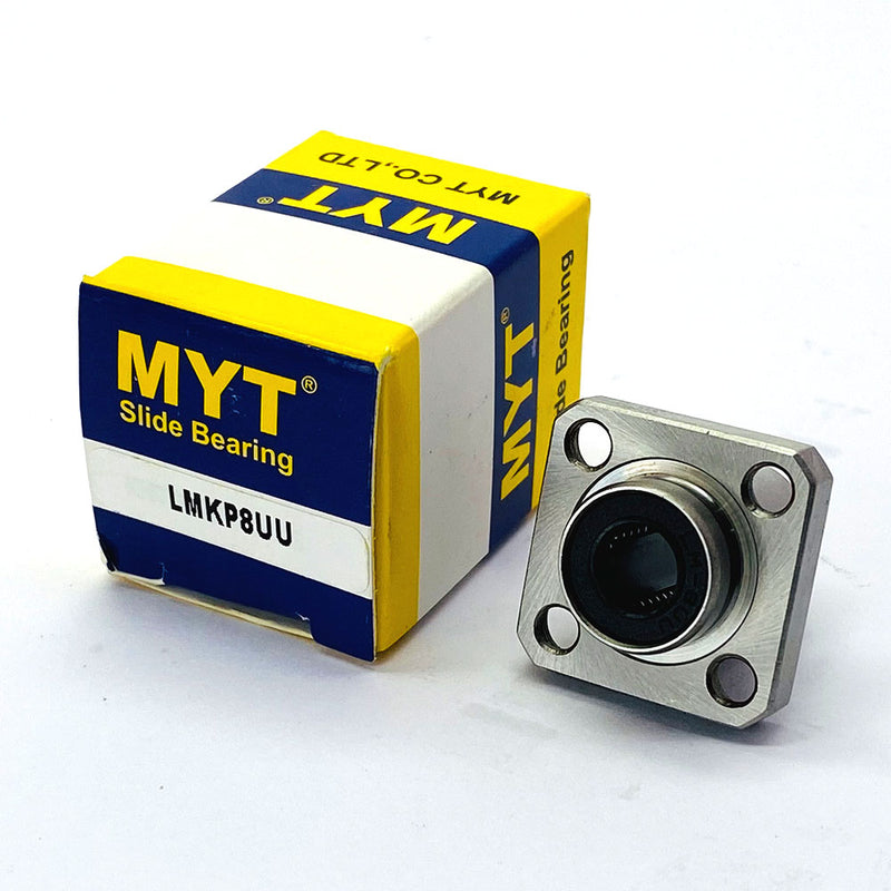 LMKP 08UU - LMKP Series , Square Flange Bearings , Linear Motion Bearings | MYT | Abdul Traders