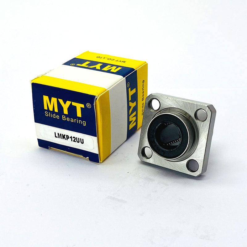 LMKP 12UU - LMKP Series , Square Flange Bearings , Linear Motion Bearings | MYT | Abdul Traders