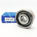 Abdul Traders AE 25 heavy duty clutch bearing with metal housing and packaging box for industrial machinery