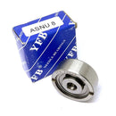 Abdul Traders ASNU 8 heavy duty one-way clutch bearing with its blue branded packaging box