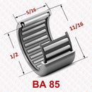 Abdul Traders YFB BA 0085 drawn cup needle roller bearing with technical dimensions for industrial machinery