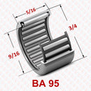 Abdul Traders YFB BA 0095 drawn cup needle roller bearing with technical dimensions for industrial machinery