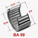 Abdul Traders BA 0099 SCE 99 drawn cup needle roller bearing with technical dimensions for industrial machinery