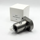 Abdul Traders metal ball screw nut assembly SFU 1204-4, flanged for precision linear motion in CNC machines and 3D printers.