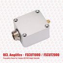Abdul Traders BCL Amplifier for FSCut1000C and FSCut2000C laser control systems, silver metal casing with connectors.