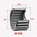 Abdul Traders YFB BK 2526 extra-long closed-end drawn cup needle roller bearing with 25mm inner diameter