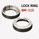 Abdul Traders metal lock nut for RayTools BM115 fiber laser cutting head with precision-machined threaded design.