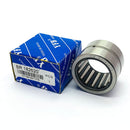 Abdul Traders YFB BR 182620 machined needle roller bearing without inner ring next to its blue branded packaging