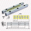 Abdul Traders Cross Roll LBV2-45-8z CNC linear guideway rail with integrated roller bearings and technical diagram