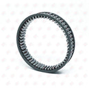 Abdul Traders FE 458Z needle roller bearing for Heidelberg Roland printing machines, featuring a dark metal finish.