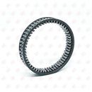 Abdul Traders FE 458Z needle roller bearing for Heidelberg Roland printing machines with a dark metal finish.