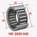 Abdul Traders YFB HK 2020 ASI drawn cup needle roller bearing with technical dimension markings