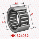 Abdul Traders YFB HK 324032 drawn cup needle roller bearing with technical dimensions for industrial machinery