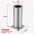 Abdul Traders MYT LMK 50LUU round flange linear bearing with 50mm bore and 192mm length for CNC automation systems