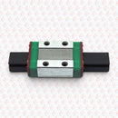 Abdul Traders WERB MGN 9C miniature linear guide block for 9mm rails with green end caps and metal carriage body