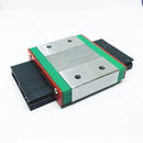 Abdul Traders WERB MGW 15C miniature linear guide block for 15mm wide rails with green and silver metal construction