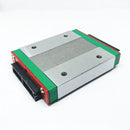 Abdul Traders WERB MGW 15H miniature linear guide block for 15mm wide rails with hardened steel and green accents