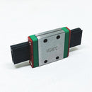Abdul Traders WERB MGW 7C miniature linear guide block for 7mm wide rails with green and red end seals