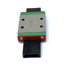 Abdul Traders WERB MGW 9C miniature linear guide block for 9mm wide rails with green and red end caps