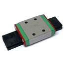 Abdul Traders WERB MGW 9C miniature linear guide block for 9mm wide rails with green and red accents