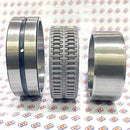Abdul Traders YFB NAO 100x130x40zw needle roller bearing showing inner ring, cage, and outer ring components.