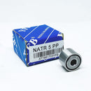 Abdul Traders YFB NATR 05 PP needle roller follower bearing next to its blue and white branded product box