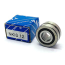 Abdul Traders YFB NKIS 12 needle roller bearing with IR machined steel ring and blue branded packaging