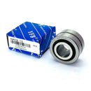 Abdul Traders YFB NKIS 15 needle roller bearing with inner ring next to its blue and white branded product box