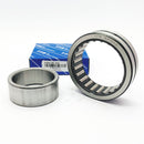 Abdul Traders YFB NKIS 45 needle roller bearing with inner ring and blue packaging box on a white background
