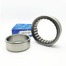 Abdul Traders YFB NKIS 65 needle roller bearing with IR machined inner ring and blue packaging box.