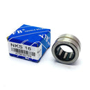 Abdul Traders YFB NKS 16 needle roller bearing without inner ring next to its blue and white branded packaging box